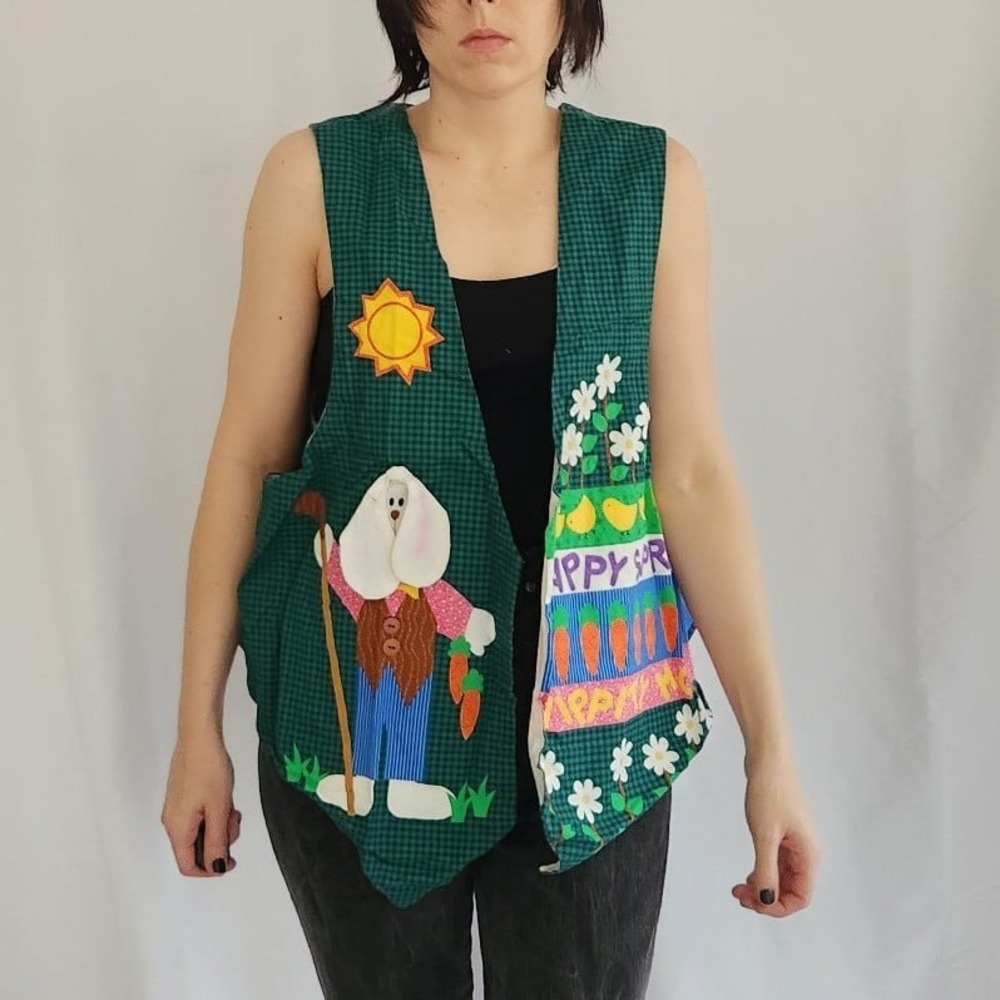 90s Home Made Easter Vest